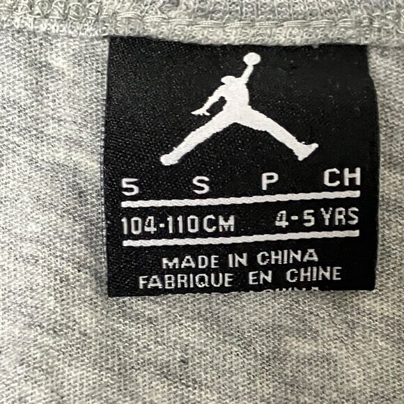 Air Jordan Girls 5 Gray Reflective Ink Jumpman 4-5 Yrs Old Sporty - Picture 5 of 13